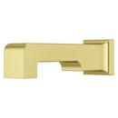 Metal Tub Spout in Brushed Gold