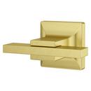 VERVE STRAIGHT ROBE HOOK IN BRUSHED GOLD 