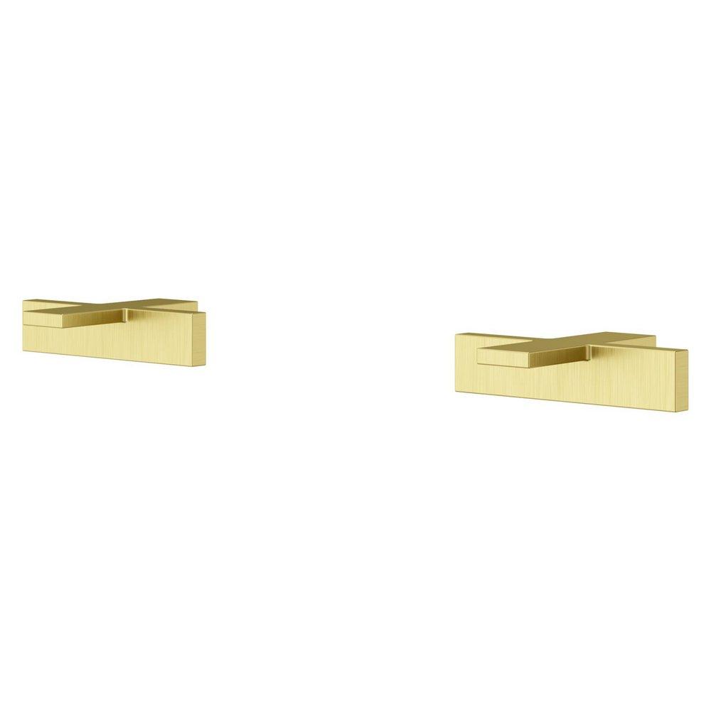 VERVE CROSS HDL KIT FOR W/SPRD RT & TSTC SHOWER IN BRUSHED GOLD 