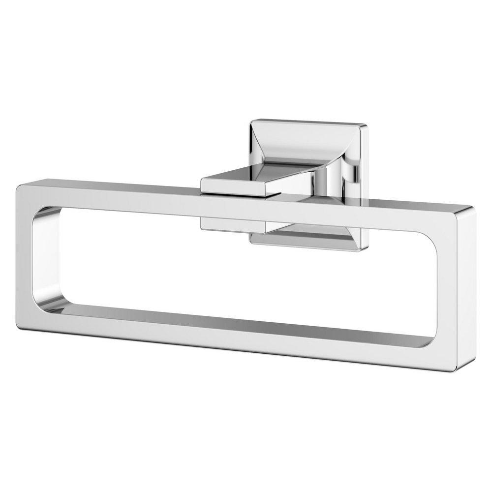 VERVE TOWEL RING IN POLISHED CHROME 