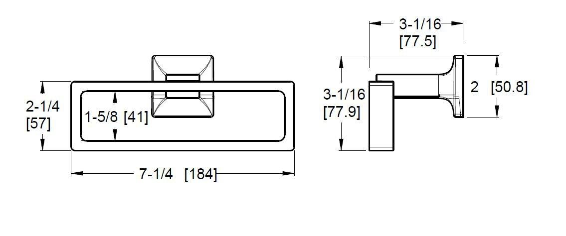 VERVE TOWEL RING IN POLISHED NICKEL 