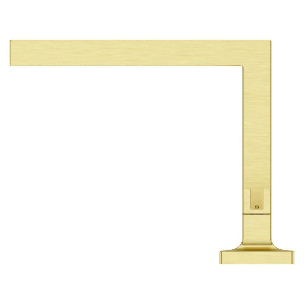 Two Handle Widespread Bathroom Sink Faucet in Brushed Gold (Handles Sold Separately) 
