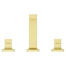 Two Handle Widespread Bathroom Sink Faucet in Brushed Gold (Handles Sold Separately) 