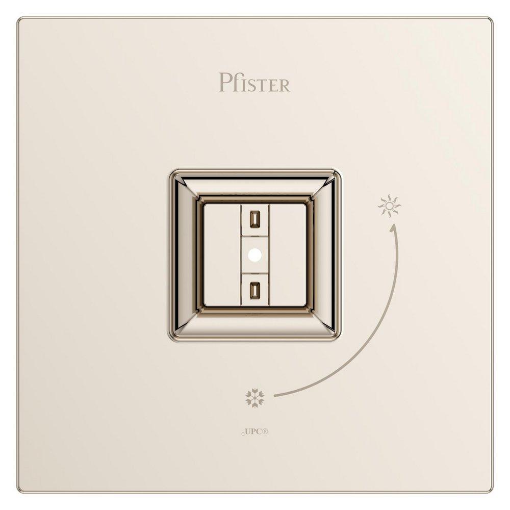 Pfister Polished Nickel No Handle Bathtub & Shower Faucet (Trim Only) 