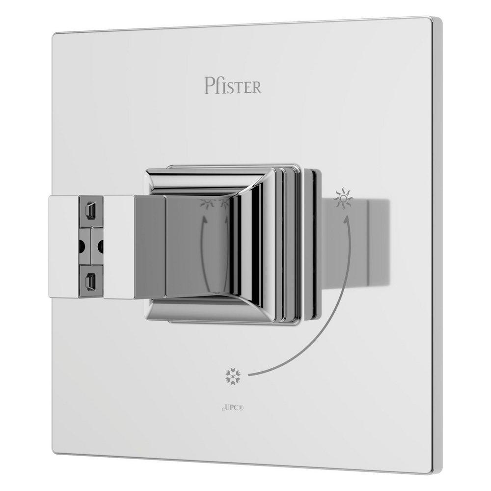 Pfister Polished Chrome No Handle Bathtub & Shower Faucet (Trim Only) 