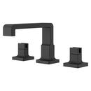 Pfister Matte Black Two Handle Widespread Bathroom Sink Faucet 