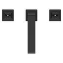 Pfister Matte Black Two Handle Widespread Bathroom Sink Faucet 