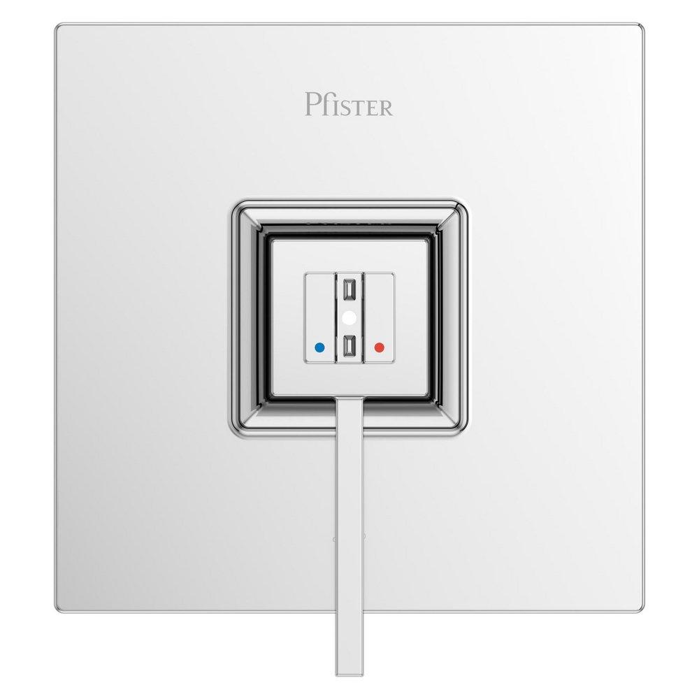 Pfister Polished Chrome Single Handle Thermostatic Valve Trim 