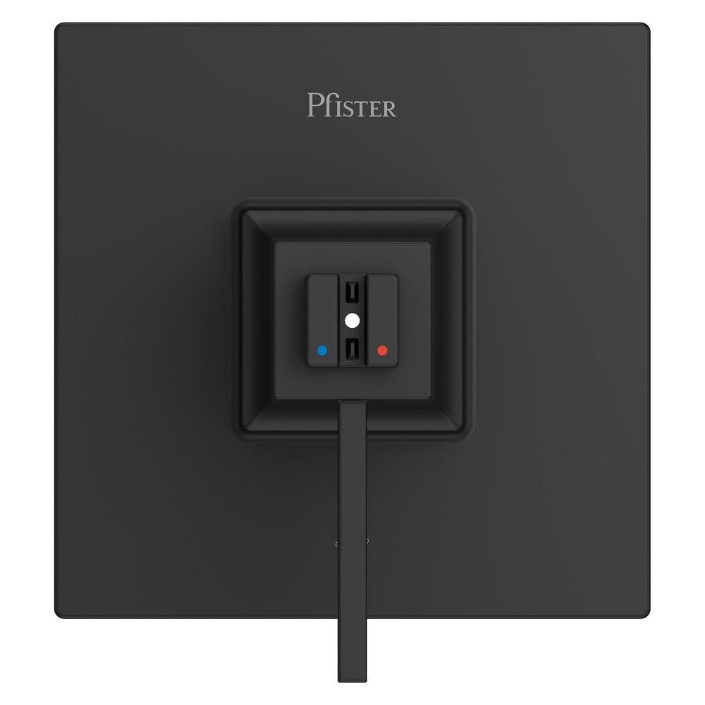 Pfister Matte Black Single Handle Bathtub & Shower Faucet (Trim Only) 