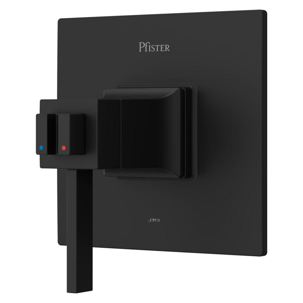 Pfister Matte Black Single Handle Bathtub & Shower Faucet (Trim Only) 