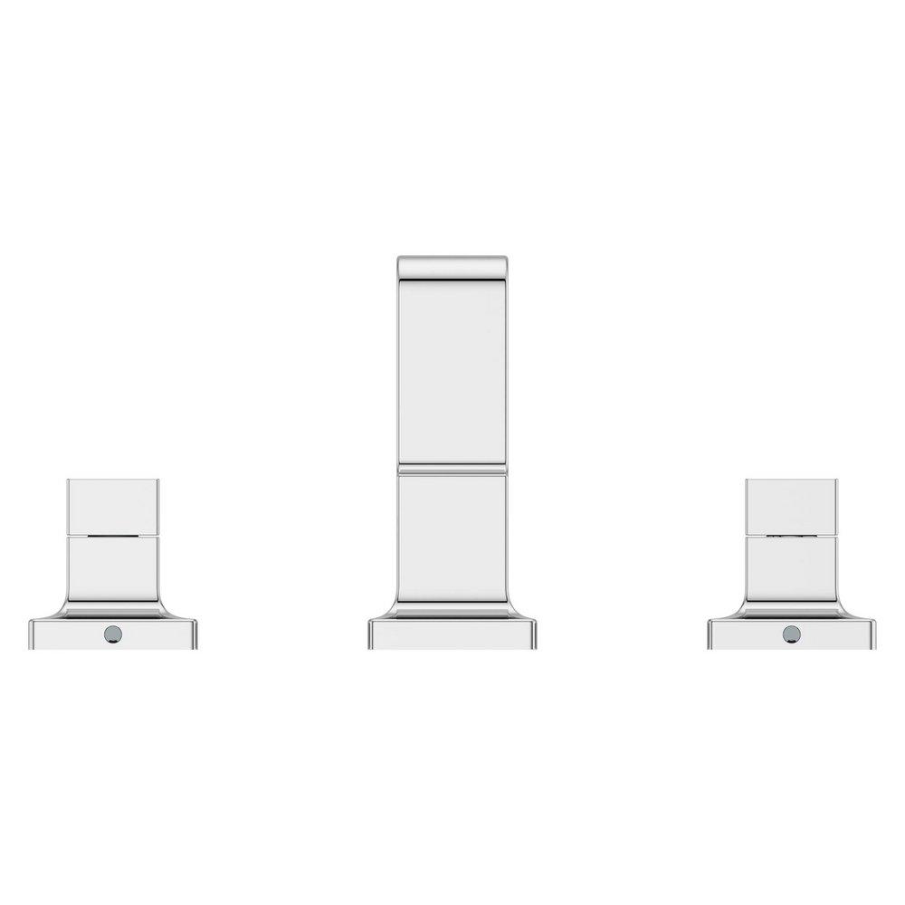 Two Handle Widespread Bathroom Sink Faucet in Polished Chrome (Handles Sold Separately) 