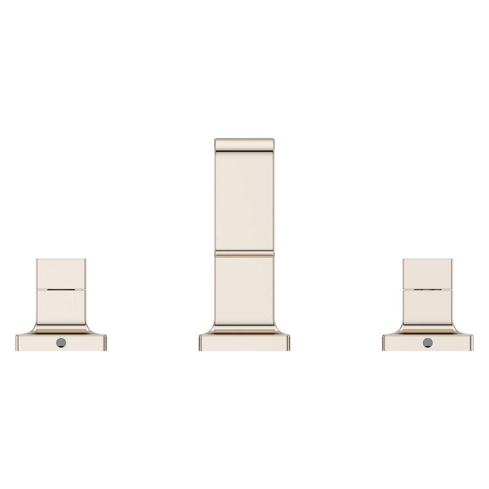 Two Handle Widespread Bathroom Sink Faucet in Polished Nickel (Handles Sold Separately) 