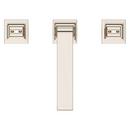 Two Handle Widespread Bathroom Sink Faucet in Polished Nickel (Handles Sold Separately) 