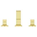 Two Handle Widespread Bathroom Sink Faucet in Brushed Gold (Handles Sold Separately) 