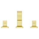 Two Handle Widespread Bathroom Sink Faucet in Brushed Gold (Handles Sold Separately) 