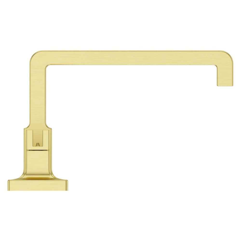 Two Handle Widespread Bathroom Sink Faucet in Brushed Gold (Handles Sold Separately) 