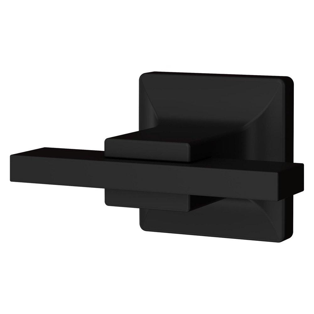 VERVE STRAIGHT ROBE HOOK IN MATTE BLACK 