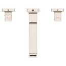 VERVE 2-HANDLE 8 IN. W/SPRD WALL MOUNT BATHROOM FAUCET WITHOUT HANDLES WITH RIBBON SPOUT IN POLISHED NICKEL 