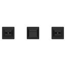 Two Handle Widespread Bathroom Sink Faucet in Matte Black (Handles Sold Separately) 