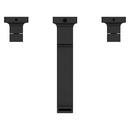 Two Handle Widespread Bathroom Sink Faucet in Matte Black (Handles Sold Separately) 