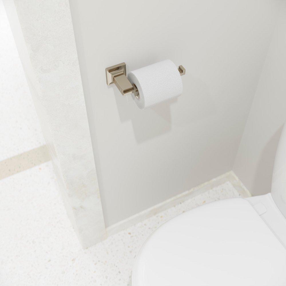 VERVE TOILET PAPER HOLDER IN POLISHED NICKEL 