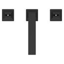 Two Handle Widespread Bathroom Sink Faucet in Matte Black (Handles Sold Separately) 