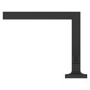 Two Handle Widespread Bathroom Sink Faucet in Matte Black (Handles Sold Separately) 