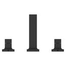 Two Handle Widespread Bathroom Sink Faucet in Matte Black (Handles Sold Separately) 