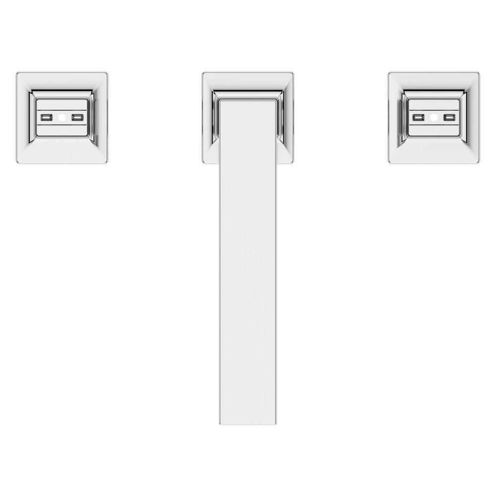 Pfister Polished Chrome Two Handle Widespread Bathroom Sink Faucet 