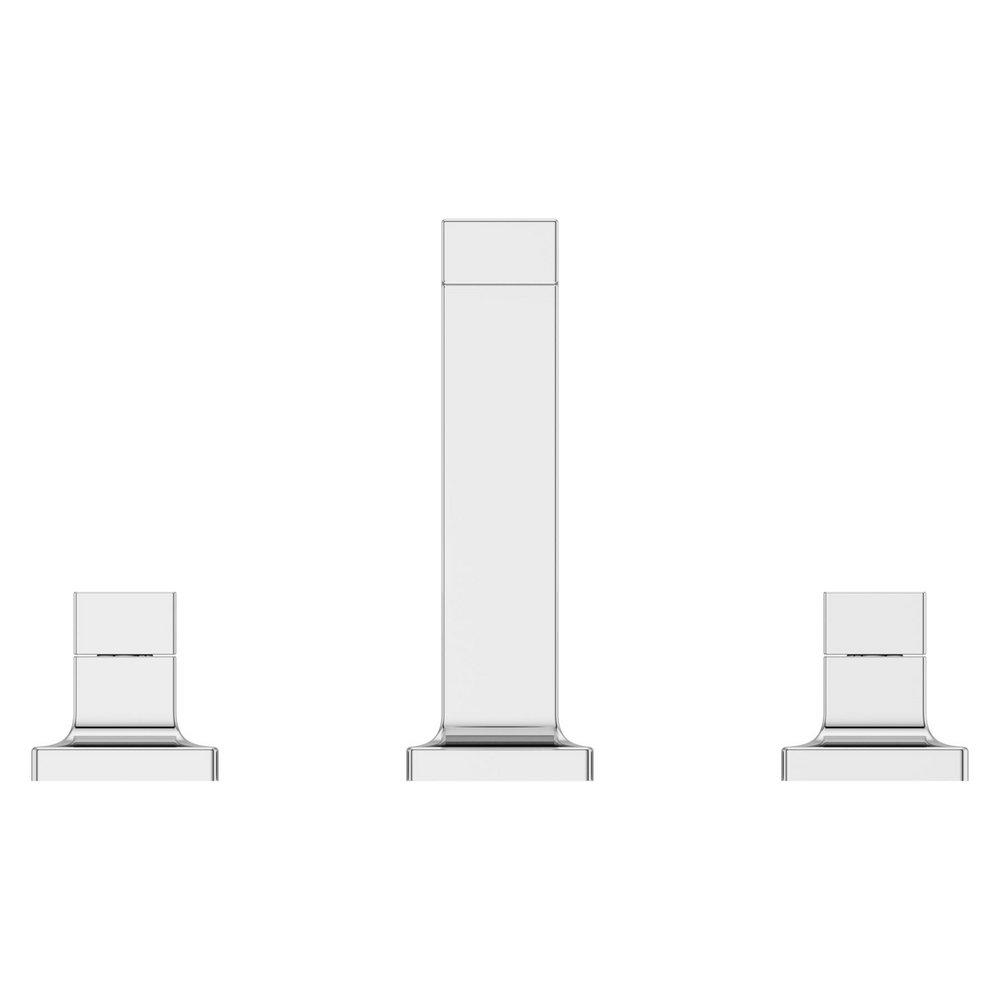 Pfister Polished Chrome Two Handle Widespread Bathroom Sink Faucet 