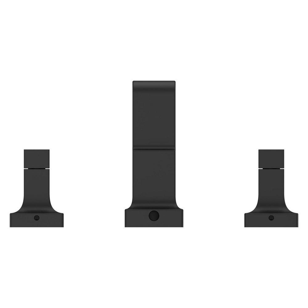 VERVE 2-HANDLE COMPLETE DECK MOUNTED RT TRIM IN MATTE BLACK 