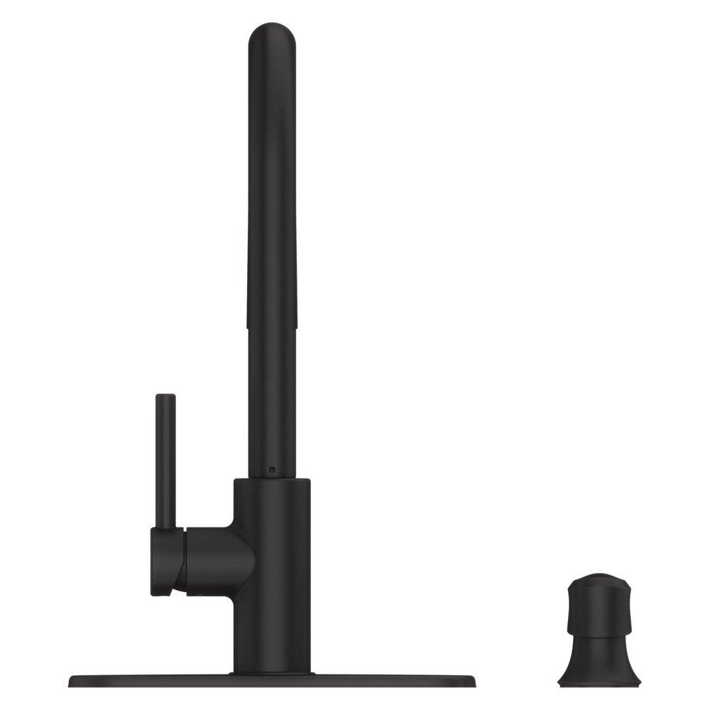 ZANNA 1-HANDLE PULL-DOWN KITC FAUCET IN MATTE BLACK 