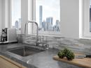 Single Handle Pull Down Kitchen Faucet in Polished Chrome 