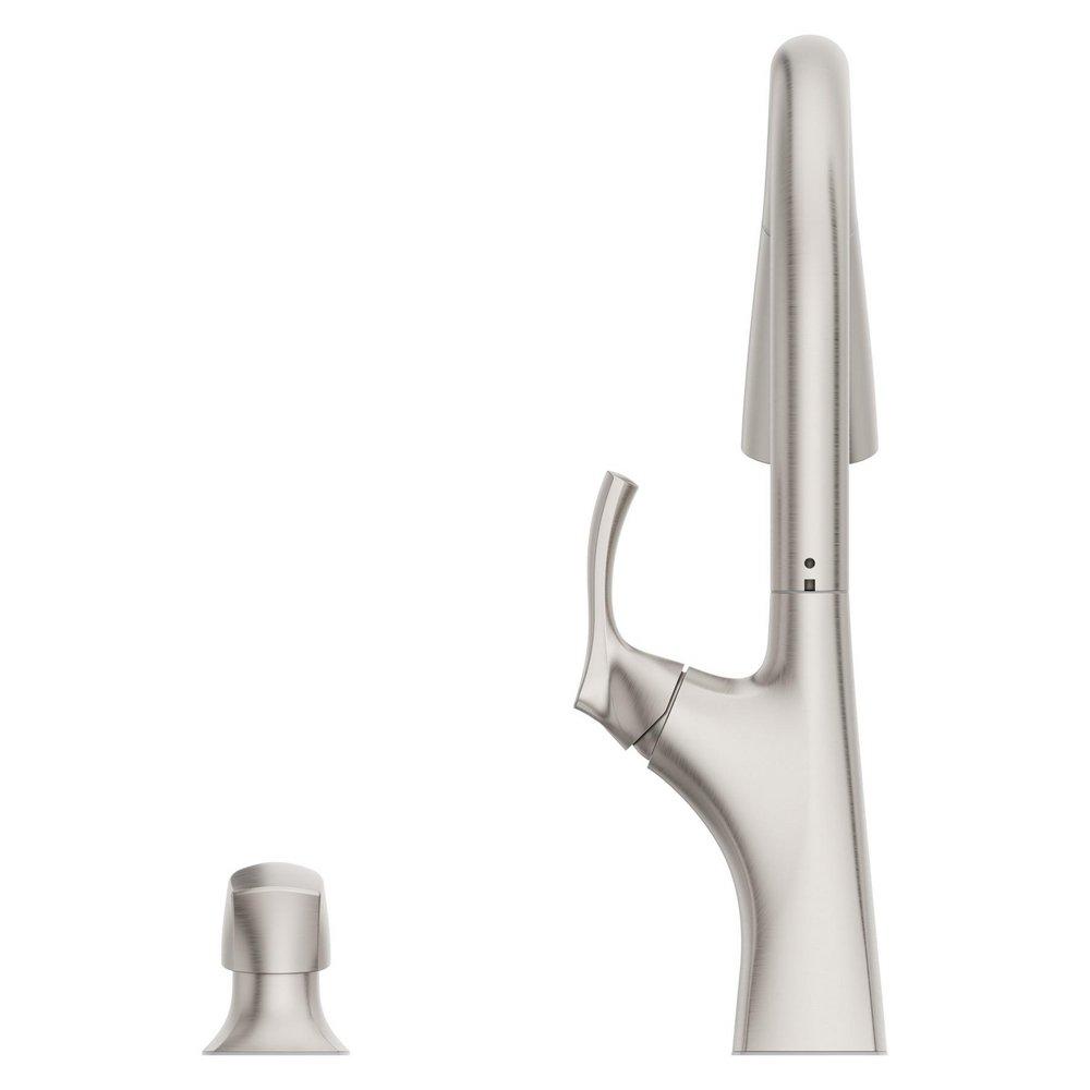 Pfister Spot Defense Stainless Steel Single Handle Pull Down Kitchen Faucet 