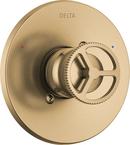 Single Handle Pressure Balancing Valve Trim in Champagne Bronze
