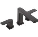 Two Handle Roman Tub Faucet in Matte Black 
