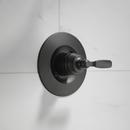 Delta Faucet Matte Black Single Handle Pressure Balancing Valve Trim 