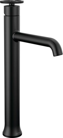 Single Handle Monoblock Vessel Filler Bathroom Sink Faucet in Matte Black