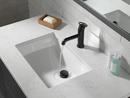 Delta Faucet Matte Black Single Handle Monoblock Bathroom Sink Faucet 