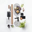 Single Handle Monoblock Bathroom Sink Faucet in Matte Black 