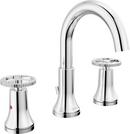 Two Handle Widespread Bathroom Sink Faucet in Chrome