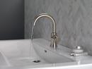 Single Handle Monoblock Bathroom Sink Faucet in Stainless 