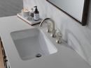 Two Handle Widespread Bathroom Sink Faucet in Stainless 