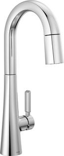 Single Handle Pull Down Bar Faucet with Touch2O® Technology in Lumicoat® Chrome