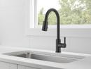 Single Handle Pull Down Kitchen Faucet in Matte Black 
