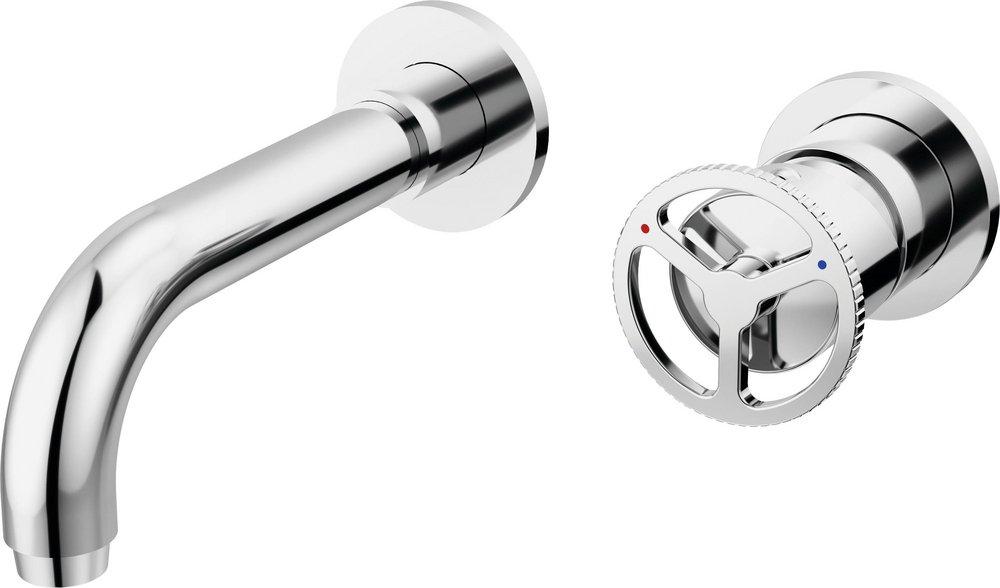 DELTA TRINSIC TWO HANDLE WALL MOUNT BATHROOM FAUCET TRIM 