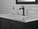Delta Faucet Matte Black Single Handle Bathroom Sink Faucet 