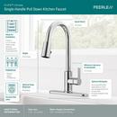 Peerless&reg; Chrome Single Handle Pull Down Kitchen Faucet 