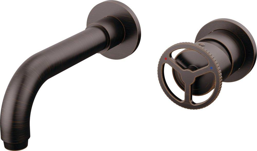 Single Handle Bathroom Sink Faucet in Venetian Bronze 