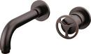 Single Handle Wall Mount Bathroom Sink Faucet in Venetian Bronze